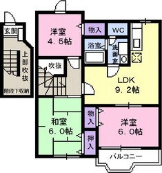 シャン・グリシーヌの物件間取画像